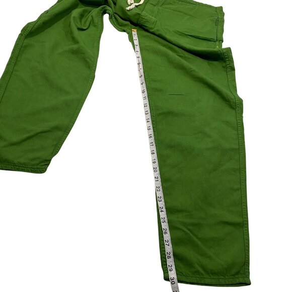 Imogene + Willie Lounge Pant Fern Green size S Cotton-Linen Blend unisex slouchy - Picture 11 of 11